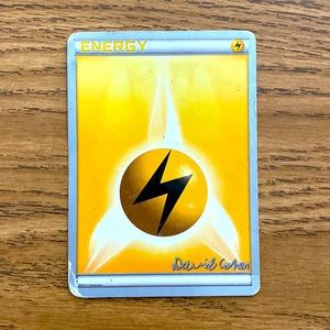 Pokemon World Championships 2011 ENERGY card - David Cohen in bottom right